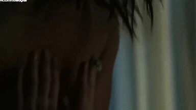 Gia Crovatin and Monica Raymund girl-to-girl action