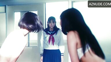 Dancing naked at school