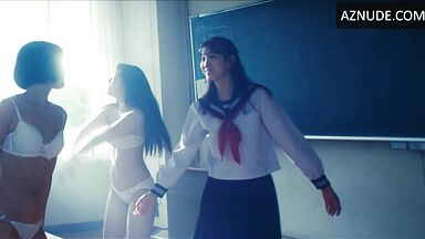 Dancing naked at school