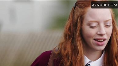 Lily Newmark flashing her schoolmates