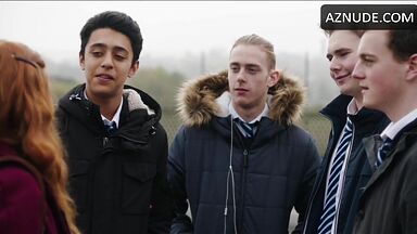 Lily Newmark flashing her schoolmates