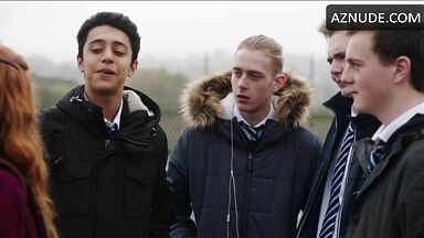 Lily Newmark flashing her schoolmates