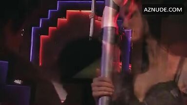 Strip dance from hot brunette