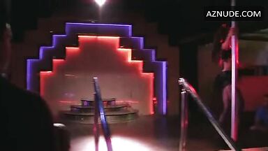 Strip dance from hot brunette