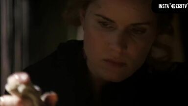 Kissing while bathing girls