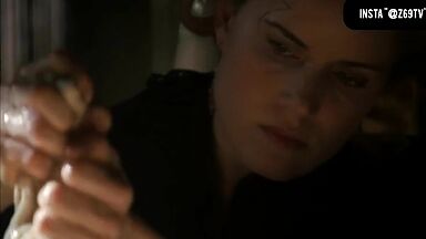 Kissing while bathing girls