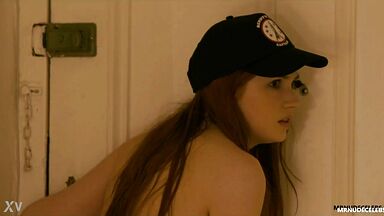 Karen Gillan naked in Not Another Happy Ending
