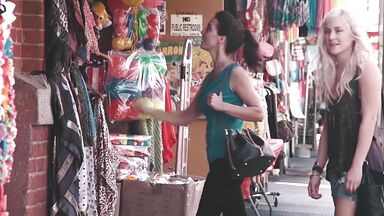 Lesbic babes having fun