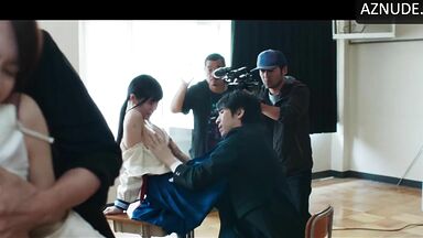 Touching the Japanese schoolgirls