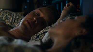 Sarah Ramos naked after sex in The Long Road Home