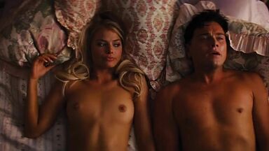 Margot Robbie all naked in Wolf of Wall Street