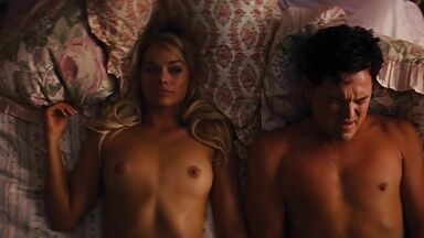 Margot Robbie all naked in Wolf of Wall Street