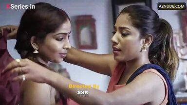 Sharanya Jit Kaur and Aayushi Jaiswal sexy steamy lesbian sex