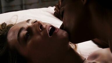 Freema Agyeman lesbic scene with strapon