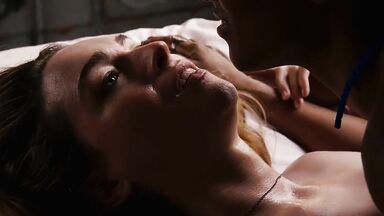 Freema Agyeman lesbic scene with strapon