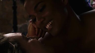 Freema Agyeman lesbic scene with strapon