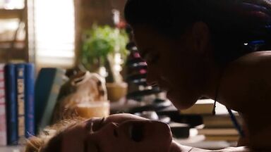 Freema Agyeman lesbic scene with strapon