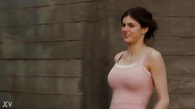 Alexandra Daddario sexy in New Girl