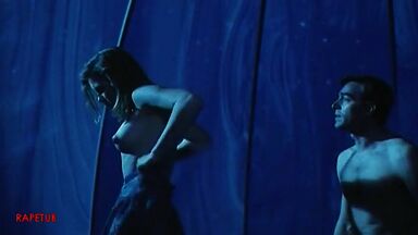 Nude teen Lara Wendel in sexy steamy scene