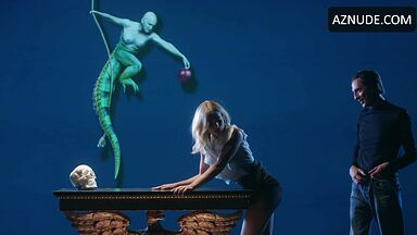 Fucking the blonde girl on the desk