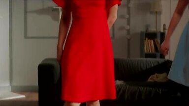 Hot girl kissing scene