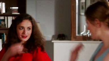 Hot girl kissing scene