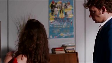 Hot girl kissing scene