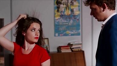 Hot girl kissing scene