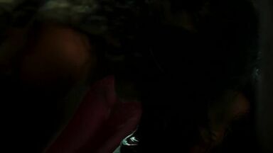 Lola Zackow and Madeleine Martin lesbian scene Dystopia