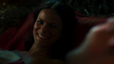 Lola Zackow and Madeleine Martin lesbian scene Dystopia