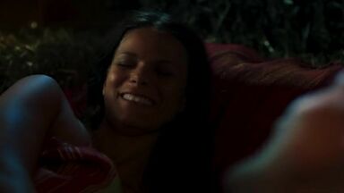 Lola Zackow and Madeleine Martin lesbian scene Dystopia