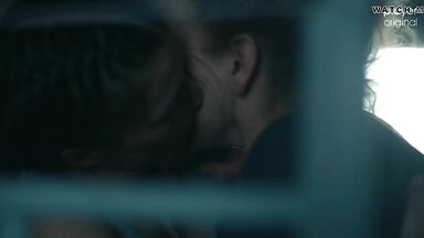 Prison MILFs lesbic kissing