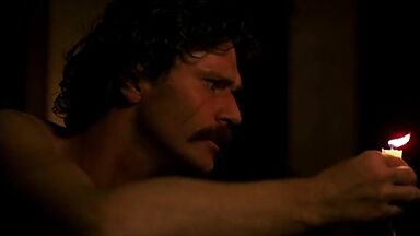 Fiona Shaw sexy scene in Mountains of the Moon