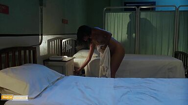 Hot black girl taken in clinic