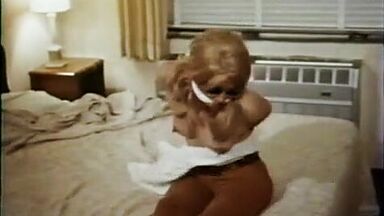 Blonde tied-up naked