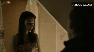 Harrasing the naked teen