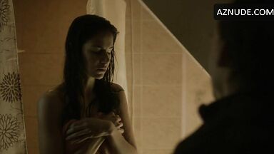 Harrasing the naked teen