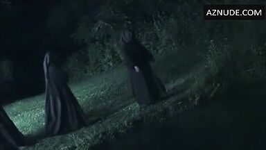 Helga Line naked in Horror Rises From The Tomb