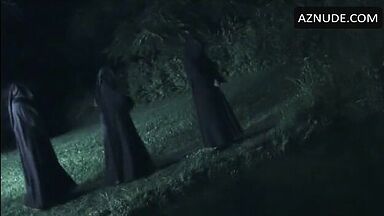 Helga Line naked in Horror Rises From The Tomb