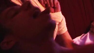 Male submission scene