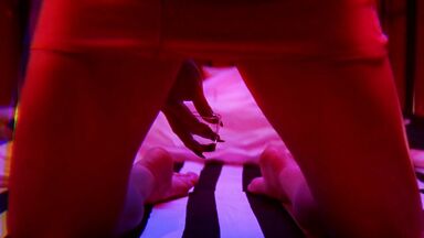 Blonde's happy sex ride