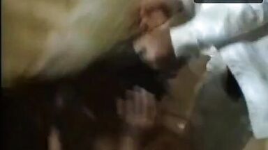 Latina woman beaten naked