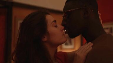 Interracial hot scene