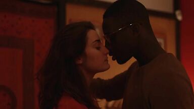 Interracial hot scene