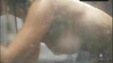 Big titted girl in shower