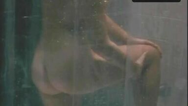 Big titted girl in shower