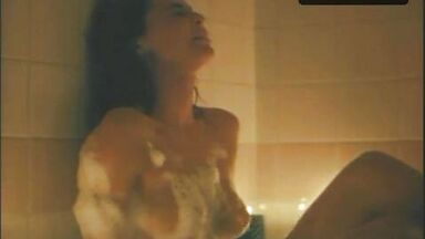 Big titted girl in shower