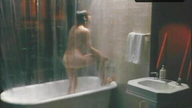 Big titted girl in shower