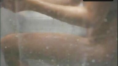 Big titted girl in shower