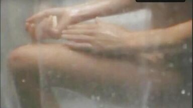 Big titted girl in shower